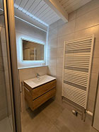 Innenansicht Badezimmer im Erdgeschoss