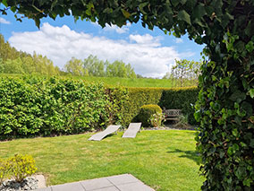 Kleiner Terrassenbereich an der Ostseite