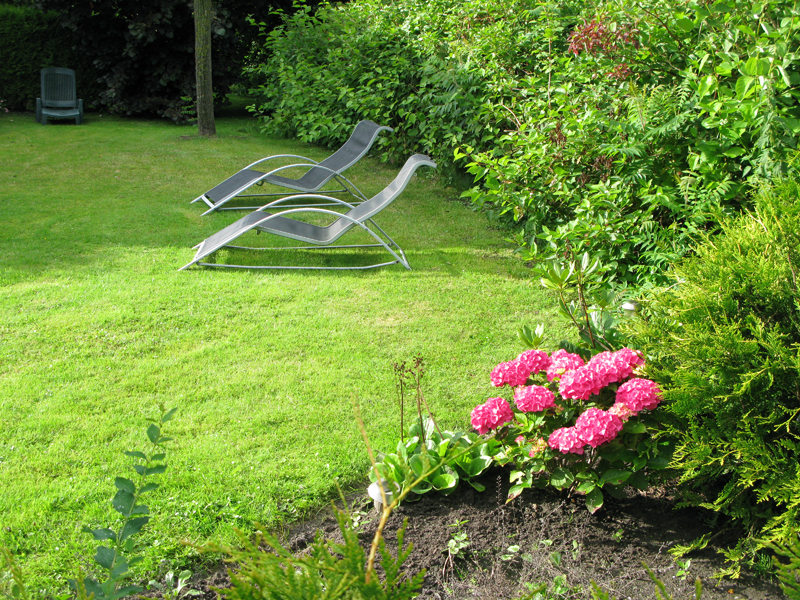 Ein Garten zum entspannen und spielen